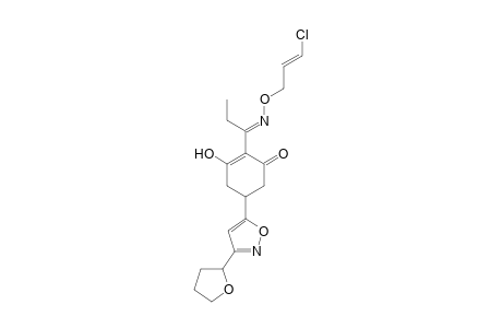 2-Cyclohexen-1-one, 2-[1-[[(3-chloro-2-propenyl)oxy]imino]propyl]-3-hydroxy-5-[3-(tetrahydro-2-furanyl)-5-isoxazolyl]-