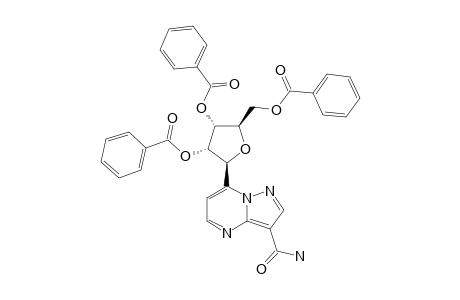 7-(2,3,5-TRI-O-BENZOYL-BETA-D-RIBOFURANOSYL)-PYRAZOLO-[1,5-A]-PYRIMIDINE-3-CARBOXAMIDE