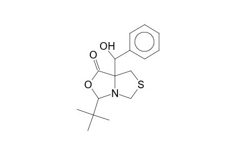 3-tert-Butyl-7a-[hydroxy(phenyl)methyl]dihydro-1H-[1,3]thiazolo[3,4-c][1,3]oxazol-1-one