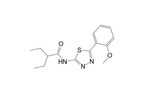 2-ethyl-N-[5-(2-methoxyphenyl)-1,3,4-thiadiazol-2-yl]butanamide