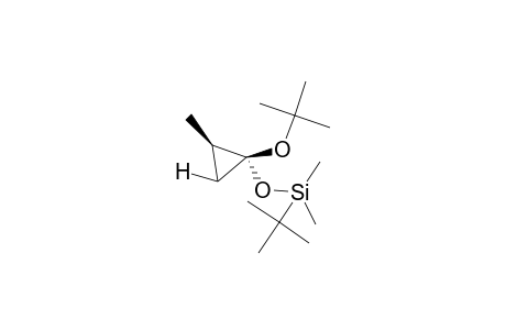 trans-1-tert-Butyloxy-1-(tert-butyldimethylsilyloxy)-2-methylcyclopropane