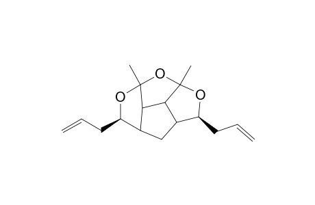2.beta.,8.beta.-Diallyl-4,6-dimethyl-3,5,7-trioxatetracyclo[7.2.1.0(4,11).0(6,10)]dodecane