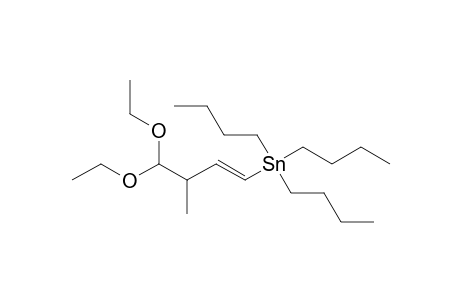 Tributyl-[(E)-4,4-diethoxy-3-methyl-but-1-enyl]stannane