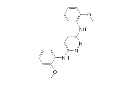 (2-methoxyphenyl)-[6-(o-anisidino)pyridazin-3-yl]amine