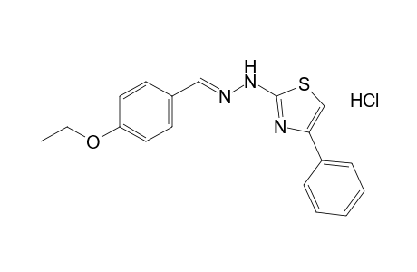 p-ethoxybenzaldehyde, (4-phenyl-2-thiazolyl)hydrazone, monohydrochloride
