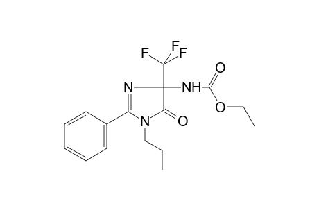Carbamic acid, [4,5-dihydro-5-oxo-2-phenyl-1-propyl-4-(trifluoromethyl)-1H-imidazol-4-yl]-, ethyl ester