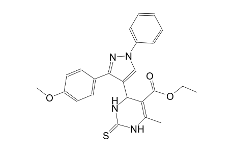 5-pyrimidinecarboxylic acid, 1,2,3,4-tetrahydro-4-[3-(4-methoxyphenyl)-1-phenyl-1H-pyrazol-4-yl]-6-methyl-2-thioxo-, ethyl ester