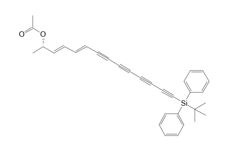 (2S)-14-(tert-Butyldiphenylsilyl)-3(E/Z),5(E)-tetradecadiene-7,9,10,11-tetrayn-2-yl acetate