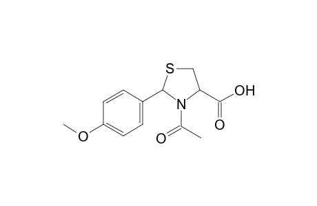 3-Acetyl-2-(4-methoxyphenyl)-1,3-thiazolidine-4-carboxylic acid