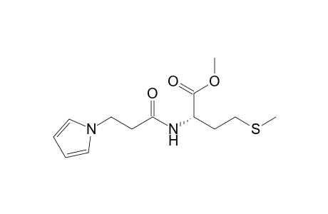 (2S)-4-(methylthio)-2-(3-pyrrol-1-ylpropanoylamino)butyric acid methyl ester