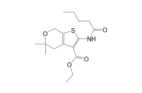 ethyl 5,5-dimethyl-2-(pentanoylamino)-4,7-dihydro-5H-thieno[2,3-c]pyran-3-carboxylate