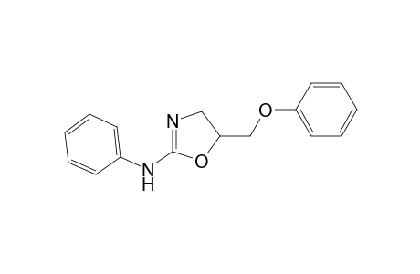 2-Oxazolamine, 4,5-dihydro-5-(phenoxymethyl)-N-phenyl-