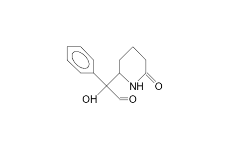 (.+-.)-(6S,7R)-6-(A-Hydroxy-A-formyl-benzyl)-piperidin-2-one