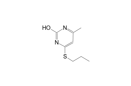 2-pyrimidinol, 4-methyl-6-(propylthio)-