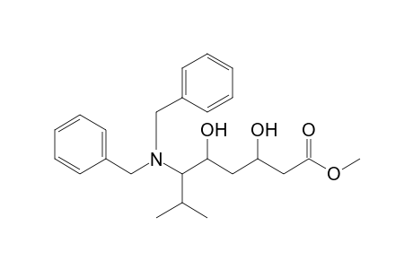 Methyl 6-(dibenzylamino)-3,5-dihydroxy-7-methyloctanoate