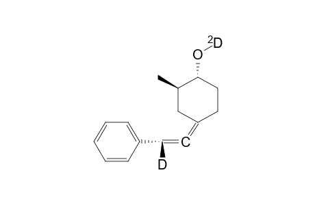 (1R,2R)-2-methyl-4-((S)-2-phenylvinylidene-2-D)cyclohexan-1-ol-D