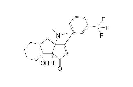 (3bR,3aR)-8a-(Dimethylamino)-3b-hydroxy-1-[3'-(trifluoromethyl)phenyl]-3b,4,5,6,7,7a,8,8a-octahydro-3aH-cyclopenta[a]inden-3-one