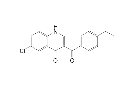 6-chloro-3-(4-ethylbenzoyl)-4(1H)-quinolinone