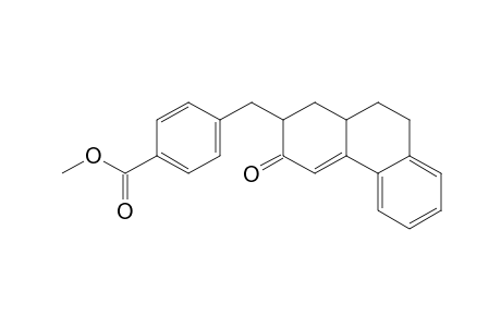 Benzoic acid, 4-[(1,2,3,9,10,10a-hexahydro-3-oxo-2-phenanthrenyl)methyl]-, methyl ester