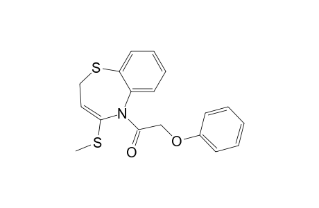 1-(4-Methylsulfanyl-2H-1,5-benzothiazepin-5-yl)-2-phenoxy-ethanone