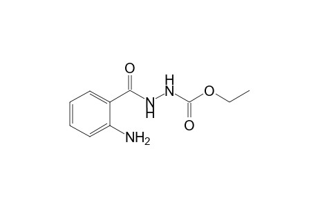 Ethyl 2-(2-aminobenzoyl)hydrazinecarboxylate