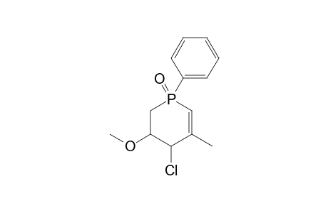 4-chloro-5-methoxy-3-methyl-1-phenyl-1$l^{5}-phosphacyclohex-2-ene 1-oxide