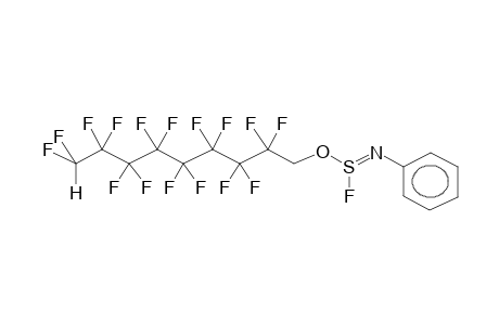 O-(1,1,9-TRIHYDROPERFLUORONONYL)-N-PHENYLIMINOSULPHUROUS ACID,FLUOROANHYDRIDE
