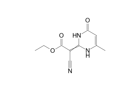 2-(1-Cyano-1-ethoxycarbonylmethylidene)-6-methyl-1,3-dihydropyrimidin-4(1H)-one