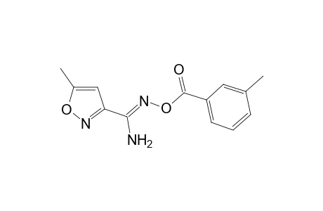 5-Methyl-N'-[(3-methylbenzoyl)oxy]-3-isoxazolecarboximidamide
