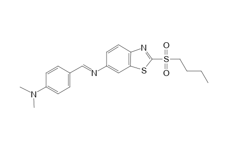 2-(butylsulfonyl)-6-(p-dimethylaminobenzylideneamino)benzothiazole