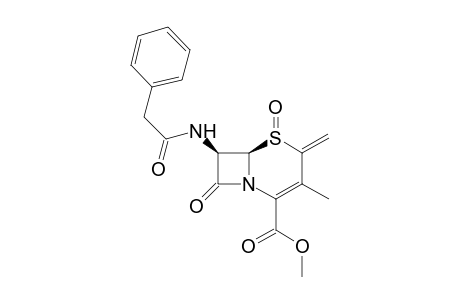 (6R,7R)-3-Methyl-4-methylene-5,8-dioxo-7-phenylacetylamino-5.lambda.4-thia-1-aza-bicyclo[4.2.0]oct-2-ene-2-carboxylic acid methyl ester
