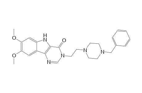 4H-pyrimido[5,4-b]indol-4-one, 3,5-dihydro-7,8-dimethoxy-3-[2-[4-(phenylmethyl)-1-piperazinyl]ethyl]-