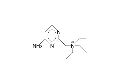 2-Triethylammoniomethyl-4-amino-6-methyl-pyrimidine cation