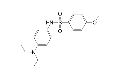 N-[4-(diethylamino)phenyl]-4-methoxybenzenesulfonamide