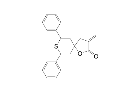 2,6-Diphenyl-9-methylen-7-oxa-1-thiaspiro-[4.5]-decan-8-on