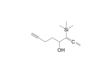 3-(Trimethylsilyl)-1,2-octadien-7-yn-4-ol