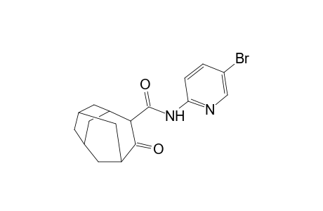 N-(5'-Bromopyridin-2'-yl)-5-oxotricyclo[4.3.1.1(3,8)]undecane-4-carboxamide