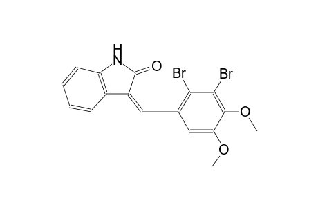 (3Z)-3-(2,3-dibromo-4,5-dimethoxybenzylidene)-1,3-dihydro-2H-indol-2-one