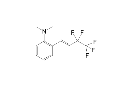 (E)-N,N-Dimethyl-2-(3,3,4,4,4-pentafluorobut-1-en-1-yl)-aniline