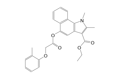 ethyl 1,2-dimethyl-5-{[(2-methylphenoxy)acetyl]oxy}-1H-benzo[g]indole-3-carboxylate