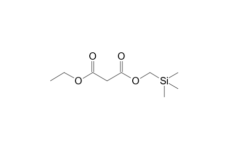 1-O-ethyl 3-O-(trimethylsilylmethyl) propanedioate