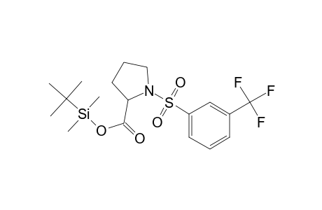 1-[3-(Trifluoromethyl)benzenesulfonyl]pyrrolidine-2-carboxylic acid, tert-butyldimethylsilyl ester