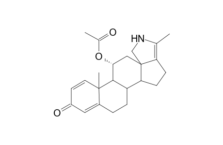 11.alpha.-Acetoxy-N-demethyl-3-oxo-1,4,17(20)-conatriene