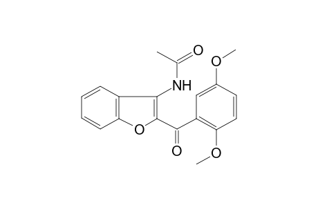 N-[2-(2,5-Dimethoxybenzoyl)-1-benzofuran-3-yl]acetamide