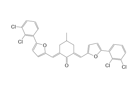 (2E,6E)-2,6-bis{[5-(2,3-dichlorophenyl)-2-furyl]methylene}-4-methylcyclohexanone