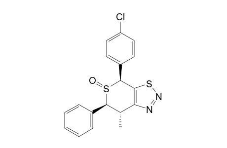 7-METHYL-4-(4-CHLOROPHENYL)-6-PHENYL-6,7-DIHYDRO-4H-3,5-DITHIA-1,2-DIAZAINDENE-5-OXIDE