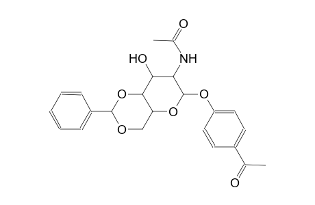 ethanone, 1-[4-[[2-(acetylamino)-2-deoxy-4,6-O-(phenylmethylene)-beta-D-glucopyranosyl]oxy]phenyl]-