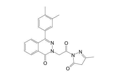5-methyl-3-oxo-2-[1'(2H)-oxo-4'-(3,4-dimethylphenyl)phthalazin-2'-ylmethylcarbonyl]-3,4-dihydropyrazol