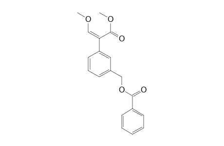 Benzeneacetic acid, 3-[(benzoyloxy)methyl]-alpha-(methoxymethylene)-, methyl ester