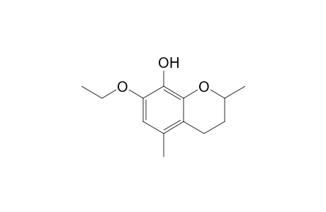 7-Ethoxy-2,5-dimethyl-3,4-dihydro-2H-1-benzopyran-8-ol
